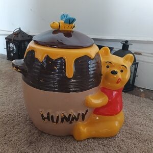 Winnie the Pooh Honey Pot Cookie Jar